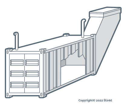 Construction d’un bunker à base de container maritime