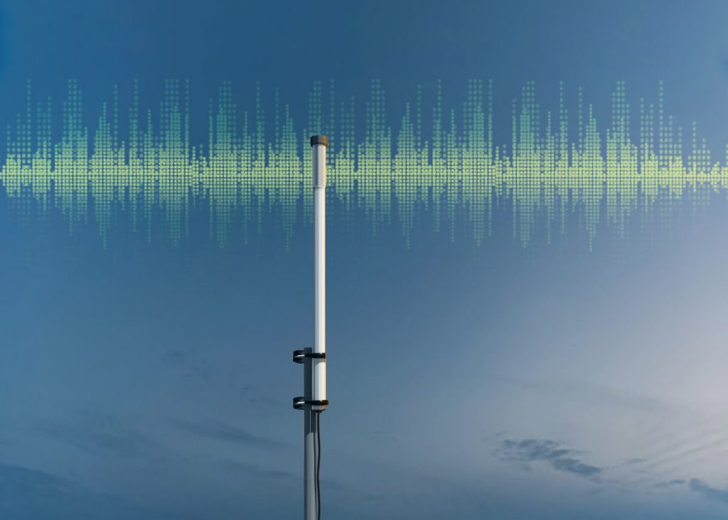 Antenne passive pour abri de protection civile