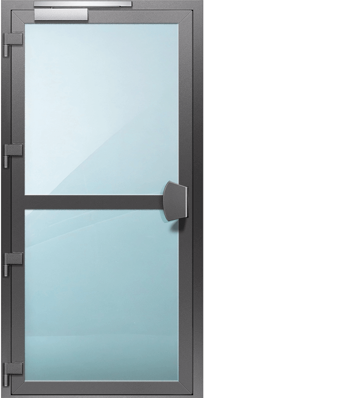 Fabricant porte vitrée blindée anti-effraction CR4, P1A à P8B, pare-balles FB4-FB5-FB6-FB7