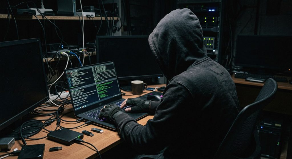 Pirate informatique hackeur SIA