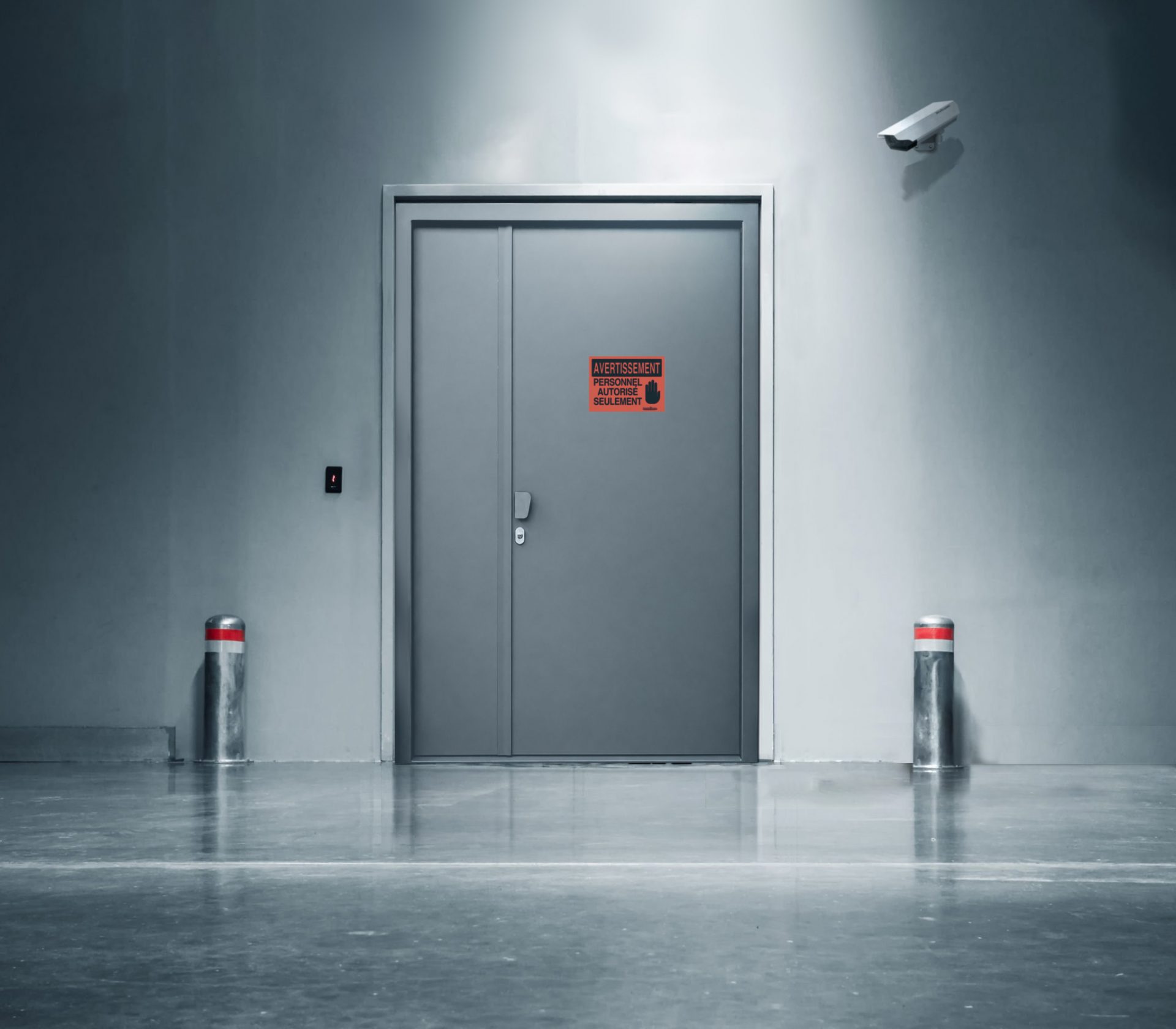 Installation d’une porte tiercée de haute sécurité CR4