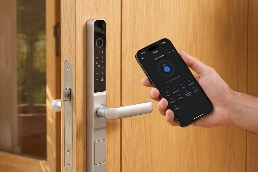 Déverrouillage à distance par smartphone d’une serrure connectée