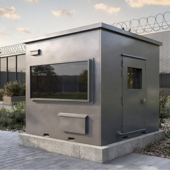 Guérite blindée poste de garde pare-balles FB7 et blast-proof